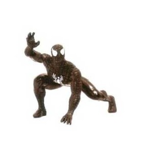 Spiderman negro agachado | Superheroes en La Granota