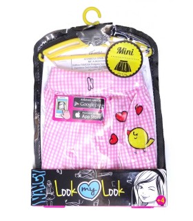 Nancy  - Mini cuadritos rosa | Nancy en La Granota