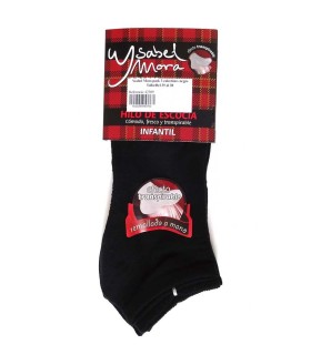 Calcetín Tobillero Infantil Ysabel Mora Negro