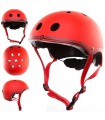 Casco Globber junior rojo
