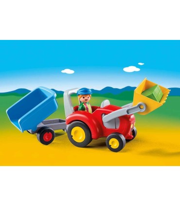 Playmobil 6964 Tractor con Remolque | Playmobil 1·2·3 en La Granota