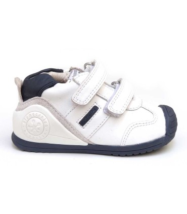 Biomecanics Botita Deportiva Blanca y Azul | Preandante en La Granota