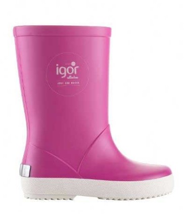 Igor Bota de Agua Splash Náutico Fucsia | Botas de agua en La Granota