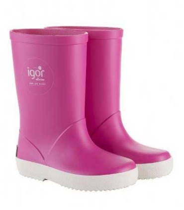 Igor Bota de Agua Splash Náutico Fucsia | Botas de agua en La Granota
