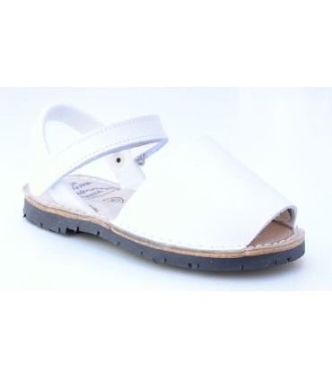 Avarca velcro blanca | Sandalias en La Granota