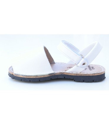 Avarca velcro blanca | Sandalias en La Granota