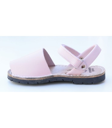 Avarca velcro rosa | Sandalia en La Granota