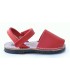 Avarca velcro roja | Sandalias en La Granota
