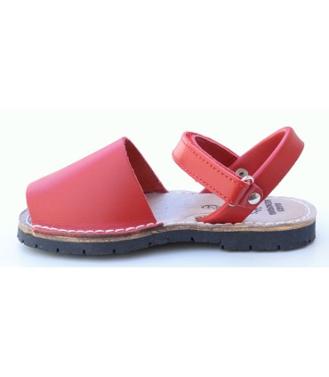 Avarca velcro roja | Sandalias en La Granota