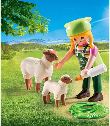 Playmobil 9356 Granjera con Ovejas | Playmobil Special Plus en La G...