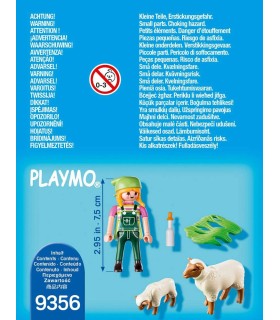 Playmobil 9356 Granjera con Ovejas