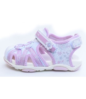 Geox agassim white pink | Sandalia en La Granota