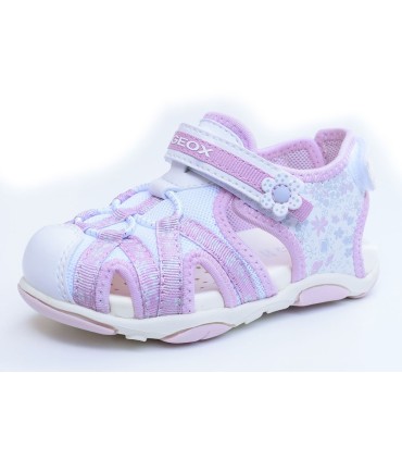 Geox agassim white pink | Sandalia en La Granota