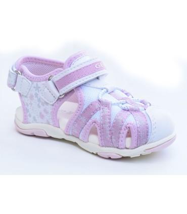Geox agassim white pink | Sandalia en La Granota