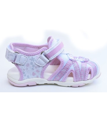 Geox agassim white pink | Sandalia en La Granota