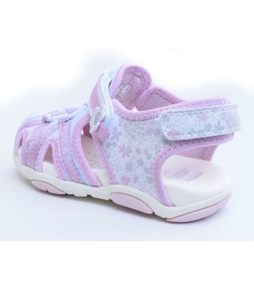 Geox agassim white pink | Sandalia en La Granota