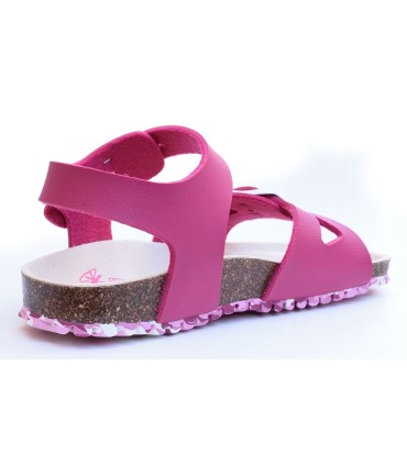 Garvalín sandalia anatómica fucsia | Sandalia en La Granota