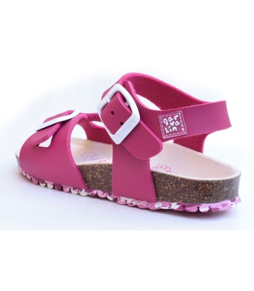 Garvalín sandalia anatómica fucsia | Sandalia en La Granota