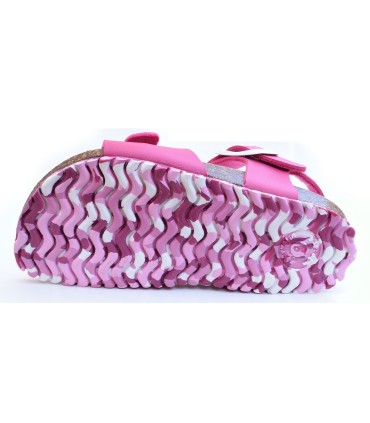 Garvalín sandalia anatómica fucsia | Sandalia en La Granota