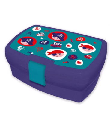 Sandwichera Love Pirates | Cantimploras y fiambreras en La Granota