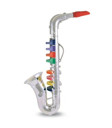 Bontempi Saxofon Metalizado 8 Notas | Instrumentos musicales en La ...
