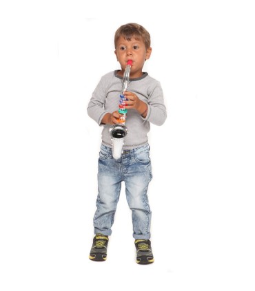 Bontempi Saxofon Metalizado 8 Notas | Instrumentos musicales en La ...