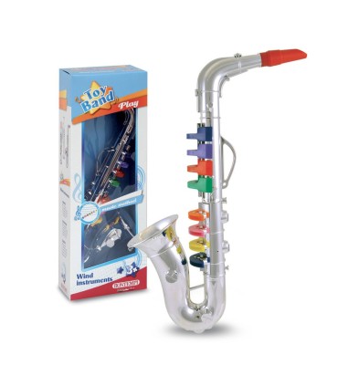 Bontempi Saxofon Metalizado 8 Notas | Instrumentos musicales en La ...