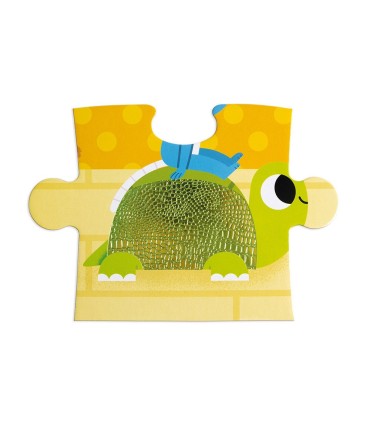 Janod Puzzle Táctil Animales Domésticos | Puzzles en La Granota