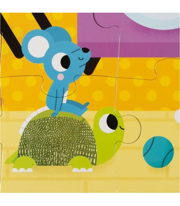 Janod Puzzle Táctil Animales Domésticos | Puzzles en La Granota