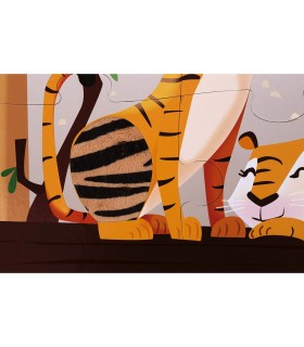 Janod Puzzle Táctil Un Día en el Zoo