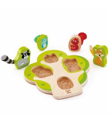 Puzzle Encajable Árbol de Animales | Puzzles en La Granota