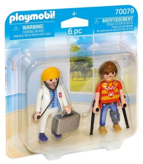Playmobil 70079 Duo Pack Doctora y Paciente | Playmobil en La Granota
