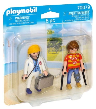 Playmobil 70079 Duo Pack Doctora y Paciente | Playmobil en La Granota