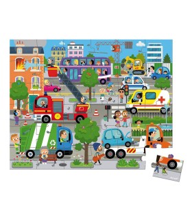 Puzzle La Ciudad 36 piezas Janod | Puzzles en La Granota