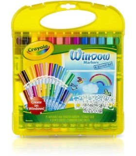Maletín Rotuladores Para Cristal Crayola | Manualidades en La Granota