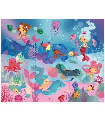 Puzzle Sirenas Janod 24 Piezas | Puzzles en La Granota