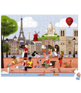 Puzzle París Janod 200 Piezas | Puzzles en La Granota