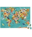 Puzzle Educativo Los Dinosaurios Janod 200 Piezas