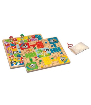 Parchís y Oca Pirata Cayro | Juegos de mesa en La Granota