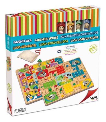Parchís y Oca Pirata Cayro | Juegos de mesa en La Granota