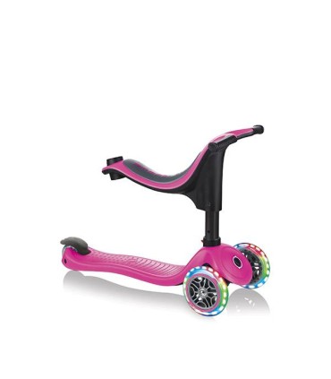 Patinete Globber Go Up 4 en 1 Lights Rosa | Patinetes en La Granota