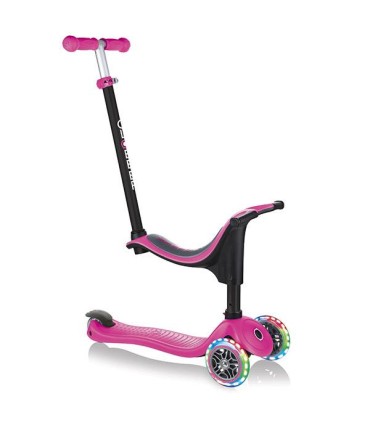Patinete Globber Go Up 4 en 1 Lights Rosa | Patinetes en La Granota