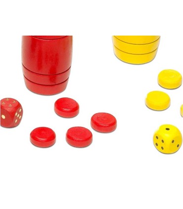 Tablero parchís y Oca con Accesorios | Juegos de mesa La Granota