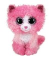 Peluche Beanie Boos Reagan Gato Rosa 15 cm