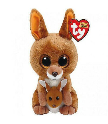 Peluche Beanie Boos Canguro Kipper 15 cm | Peluches en La Granota