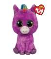 Peluche Beanie Boos Unicornio Rosette Purple 15 cm