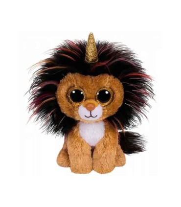 Peluche Beanie Boos León Ramsey 15 cm | Peluches en La Granota Online