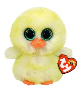 Peluche Beanie Boos Pollito Lemon Drop 24 cm | Peluches en La Granota