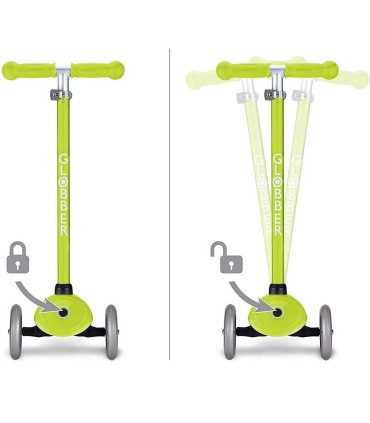 Patinete Globber Primo Verde Lima | Patinetes 3 ruedas en La Granota