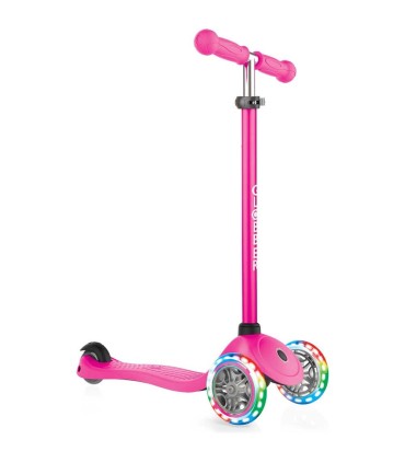 Patinete Globber Primo Lights Rosa Neón | Patinetes en La Granota